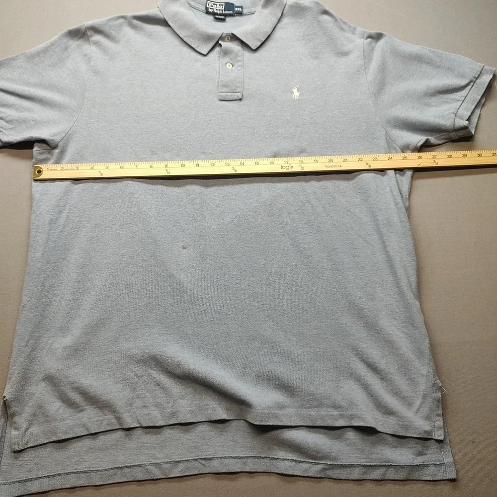 MePolo  Ralph Lauren Shirt XXL Blue Short Sleeve Pullover‎ 100% Cotton